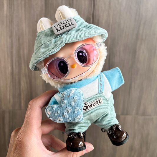 labubu doll clothes macaron suit fisherman hat clothes change clothes