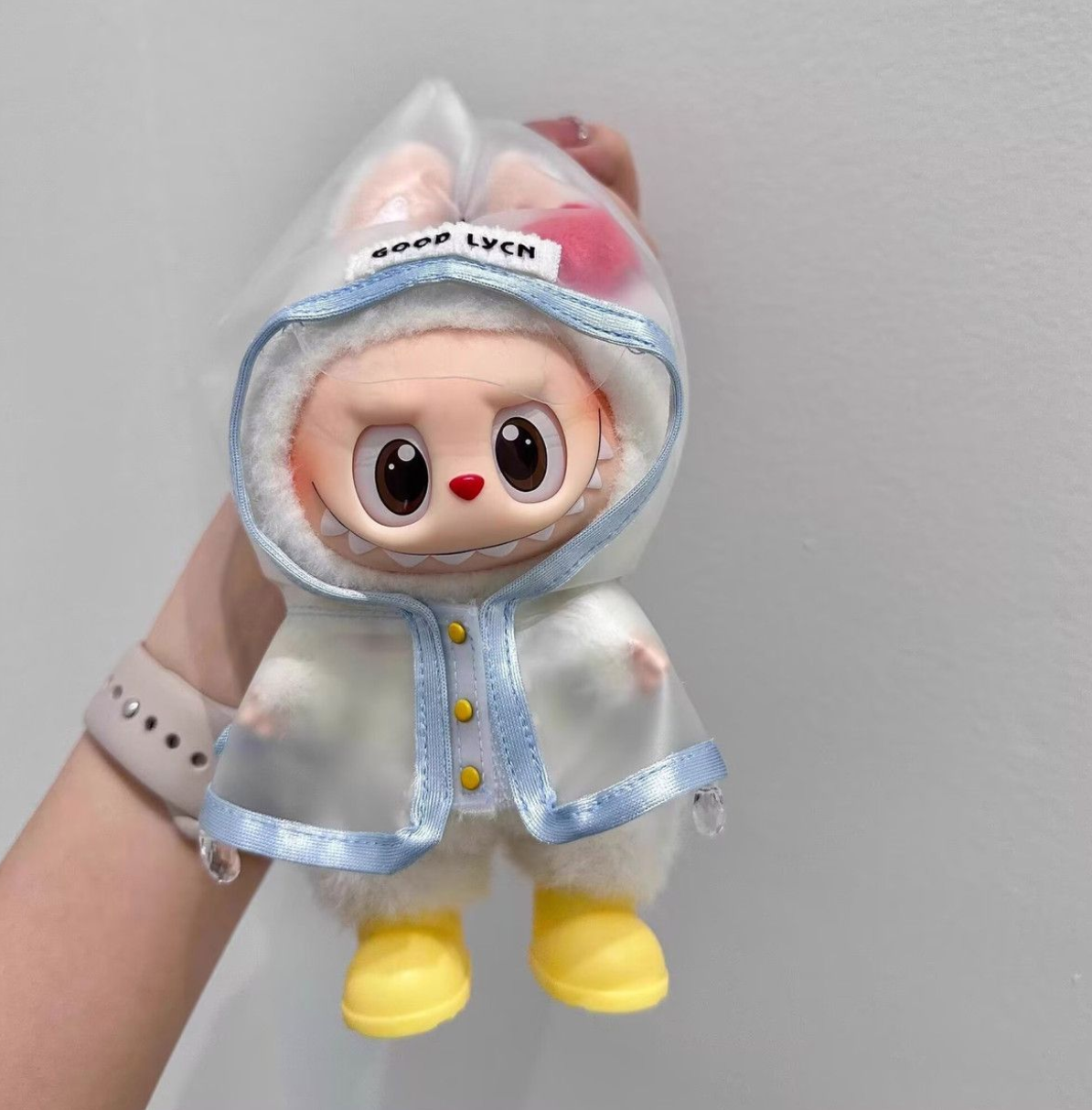 labubu raincoat sitting party baby clothes