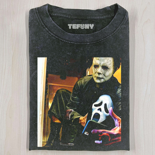 MICHAEL MYERS & SCREAM T-SHIRT